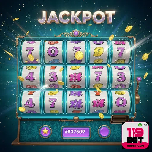 Imagem de slots com bônus e promoções em destaque no 119bet